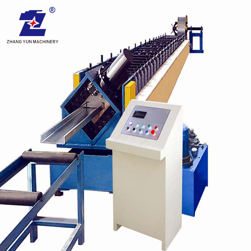 Cina Roll Ex fabbrica CZ Purlin Materiale da costruzione Machine Intercambiabile Roll Forming Machine 